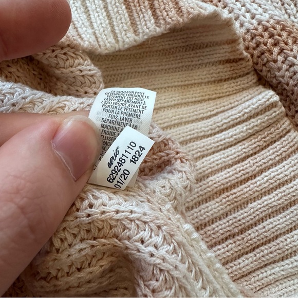 AERIE OPEN KNIT OVERSIZED SWEATER in Raw Sienna - Picture 4 of 8